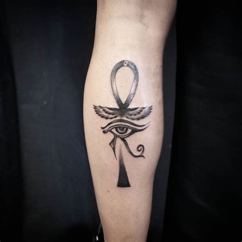 eye of horus ankh tattoo|eye of horus tattoo meaning.